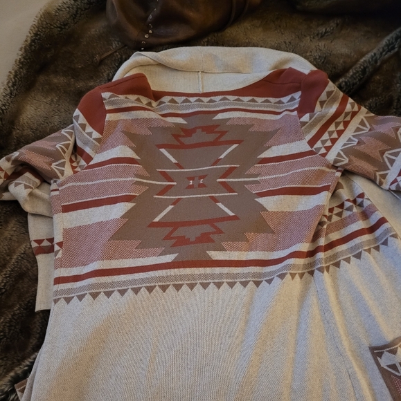 Ruby Moon Southwestern style cardigan - Picture 2 of 4